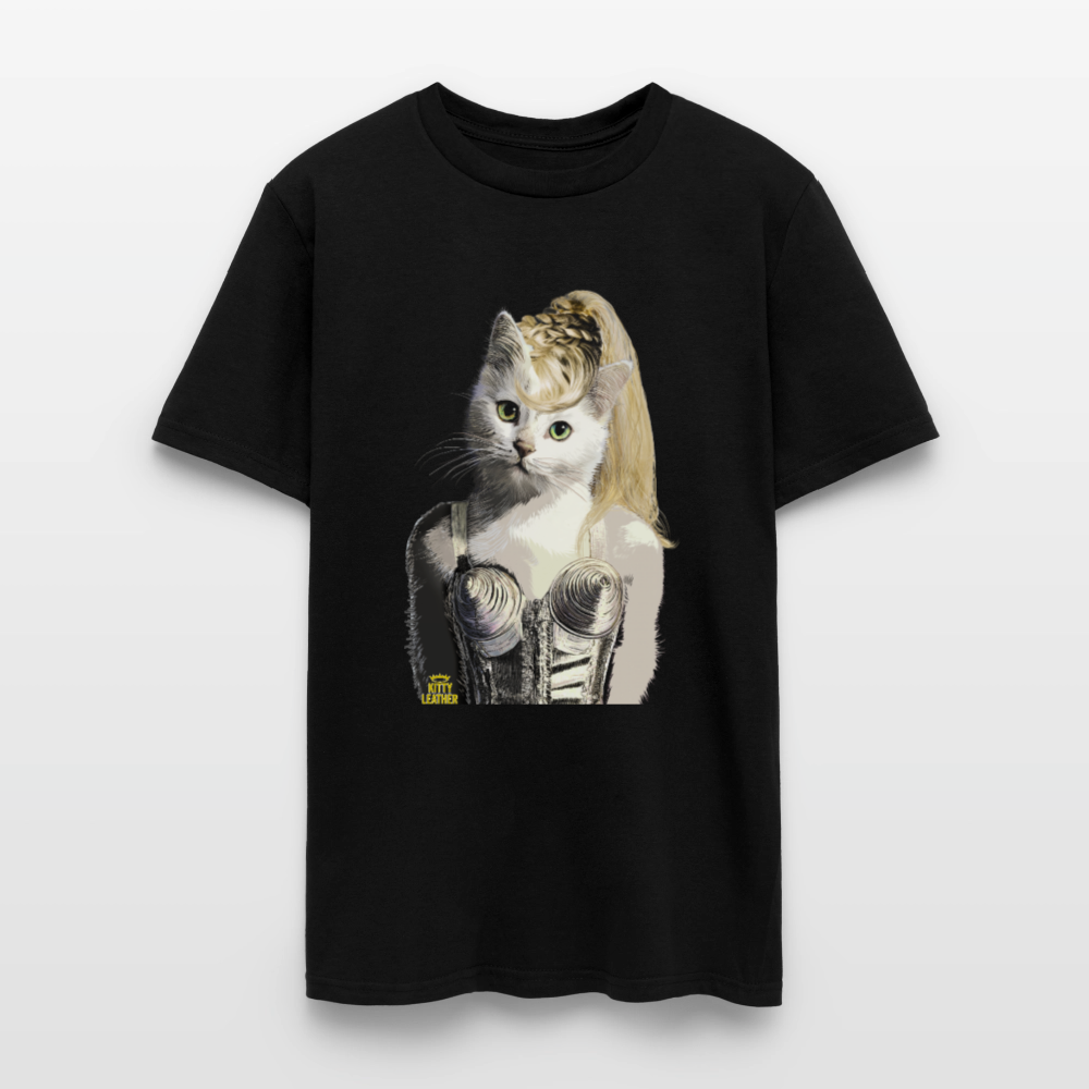 Blonde Kitty T-Shirt - black