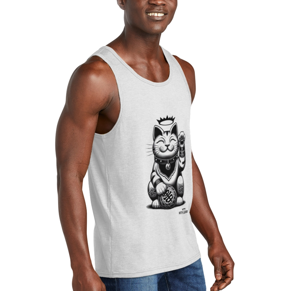 Lucky Neko Tank - white
