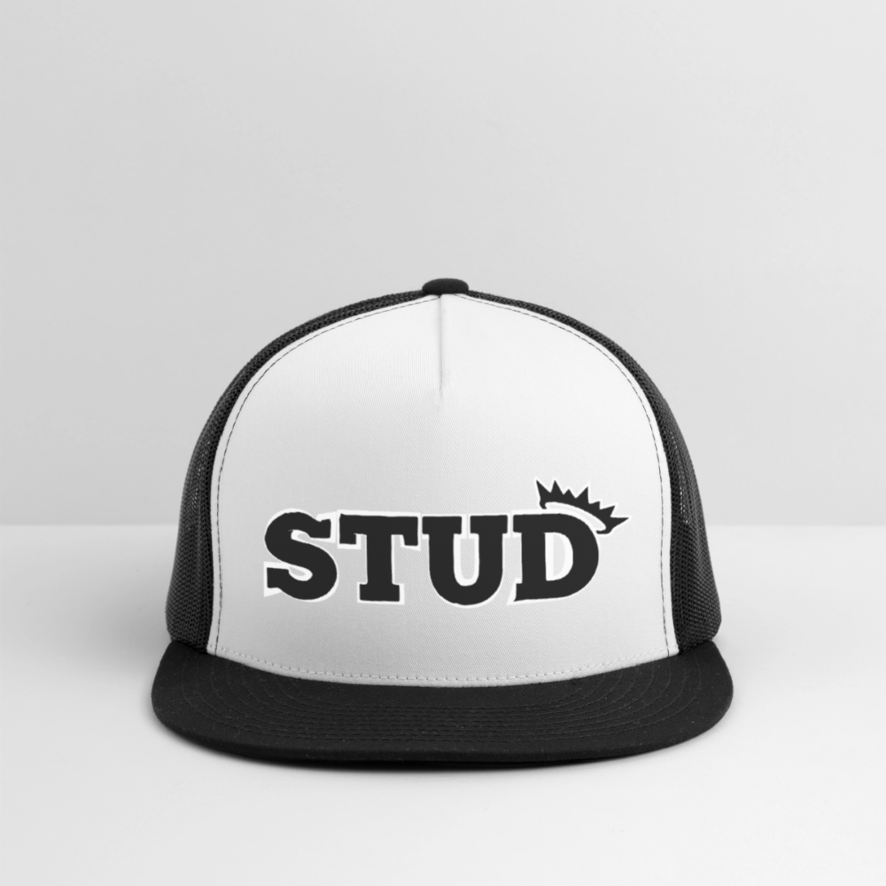 STUD Trucker Hat - white/black