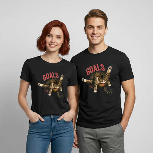 Kitty Leather | Goals | T-Shirt - black