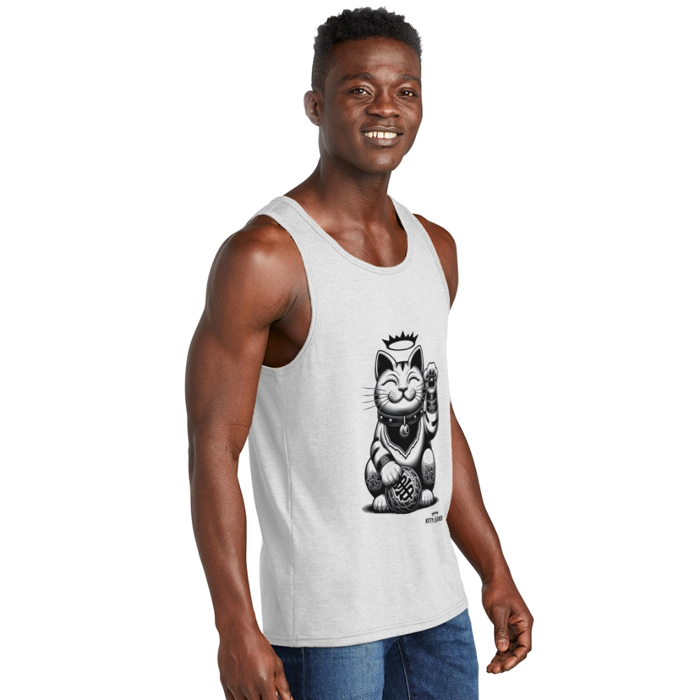 Lucky Neko Tank - white