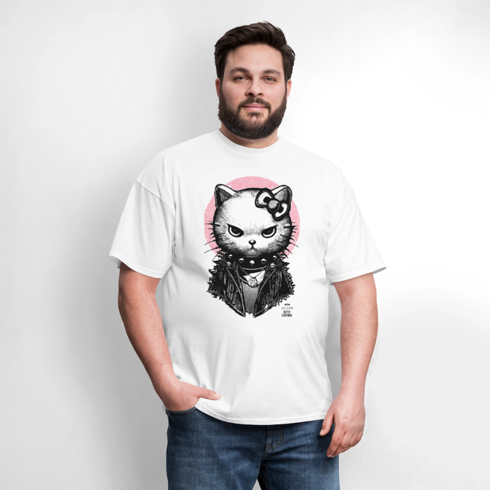 Konnichiwa Kitty T-Shirt - White - white