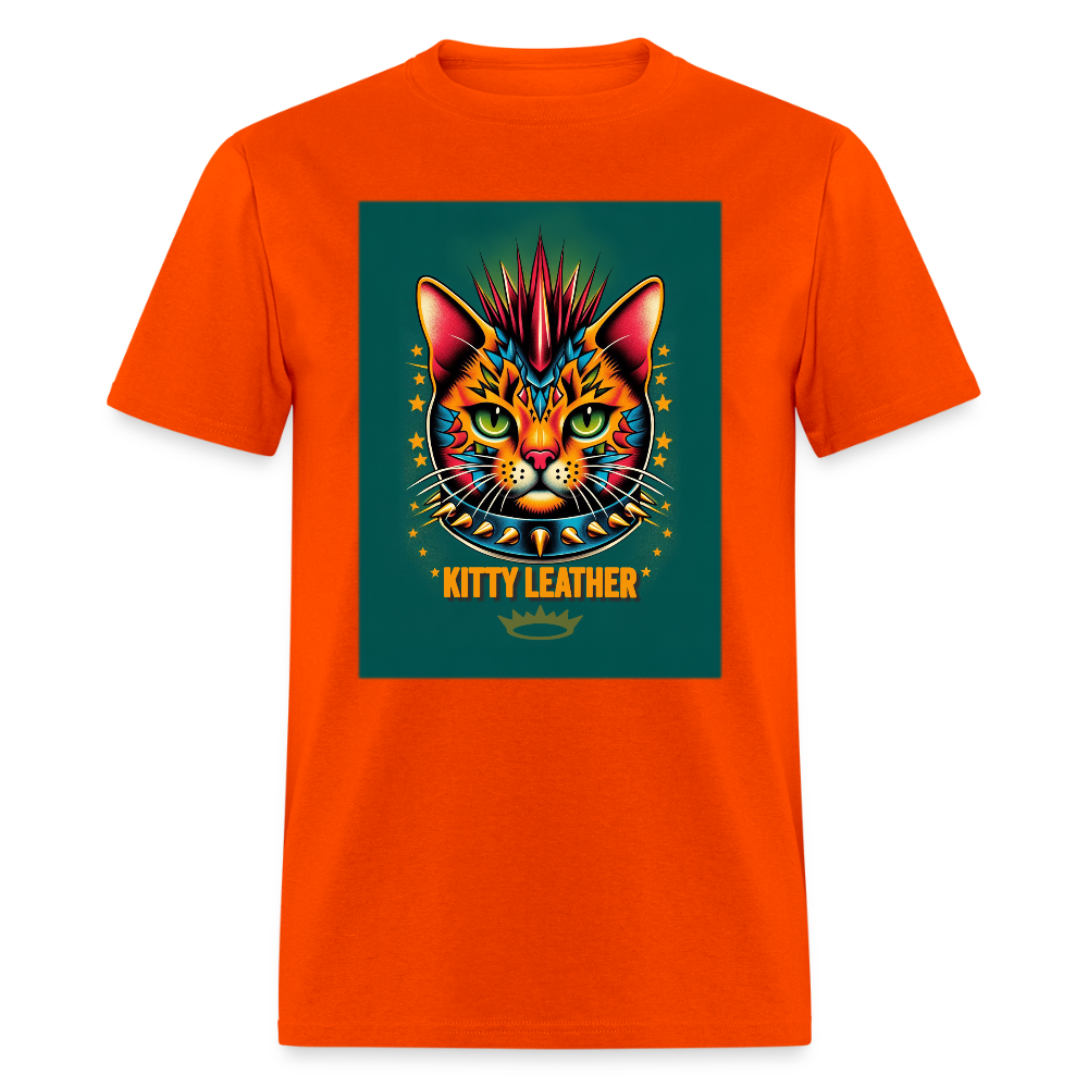 Orange Kitty T-Shirt - orange