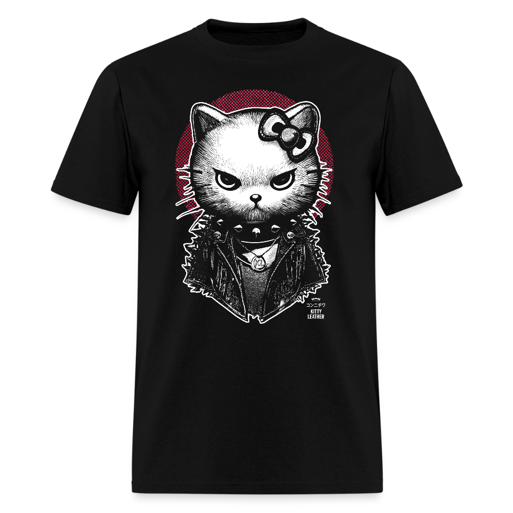 Konnichiwa Kitty Tshirt - black