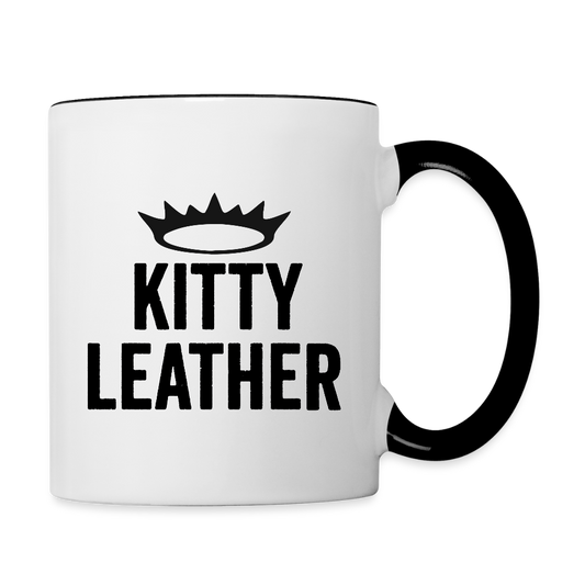 Lucky Kitty Coffee Mug - white/black