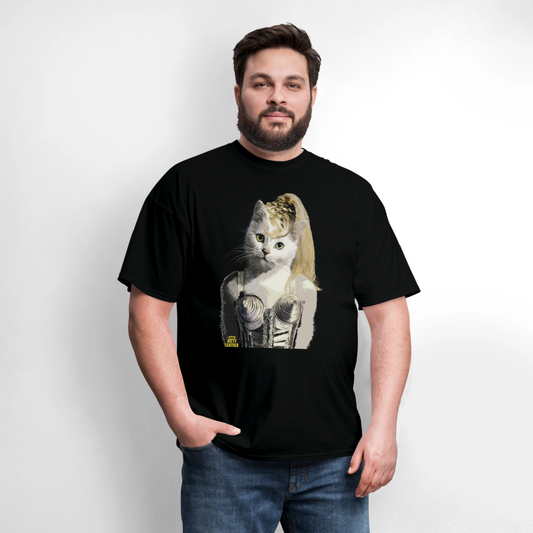 Blonde Kitty T-Shirt - black
