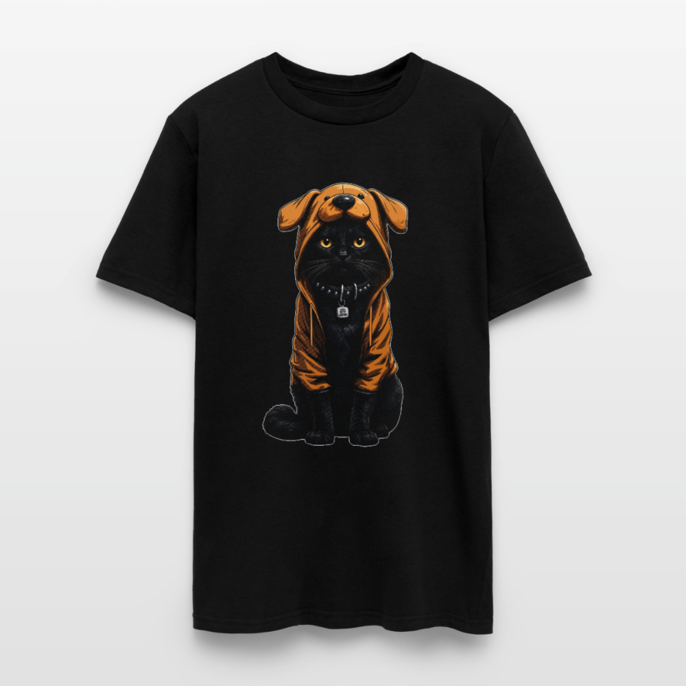 Black Cat in Dog Clothing | Kitty Leather - black
