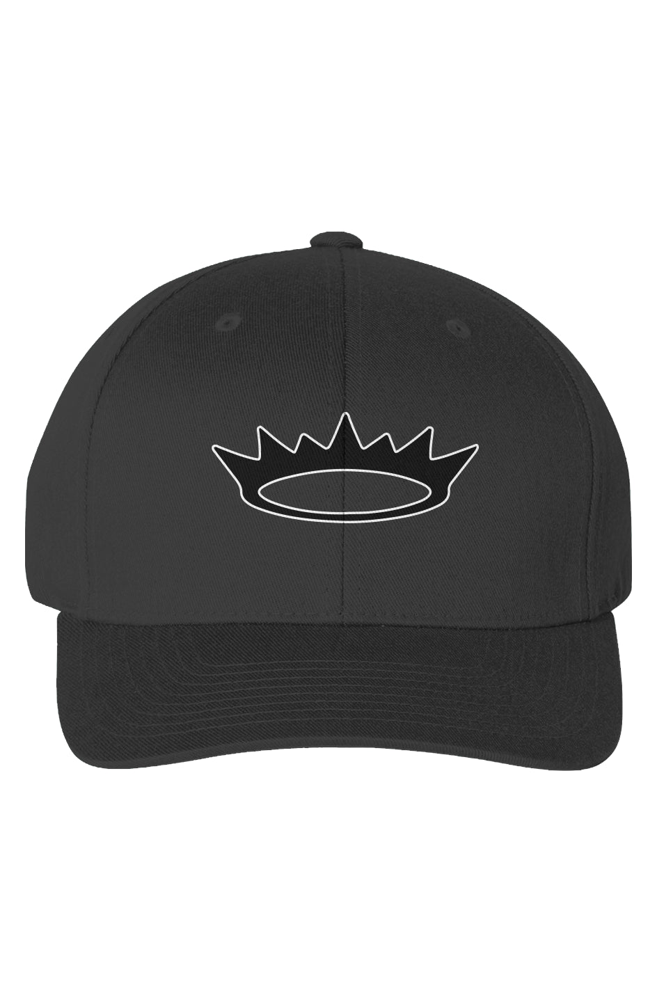 Silver Crown Stitch Cap