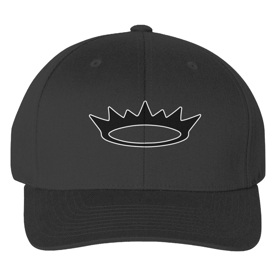 Silver Crown Stitch Cap