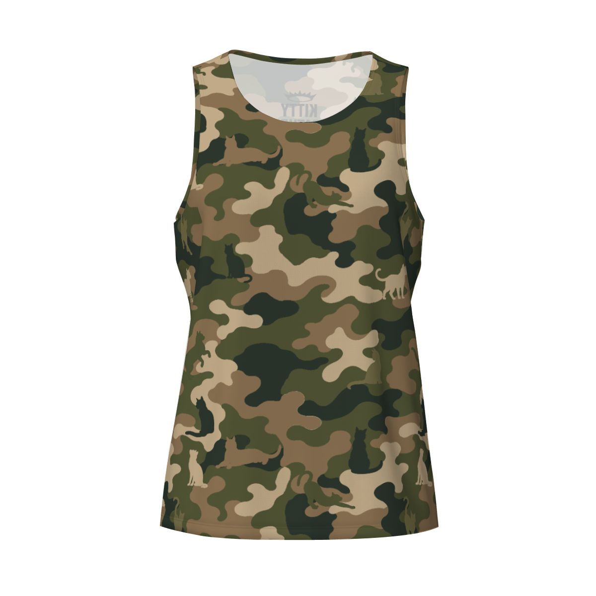 Cat Camo Tank Top | Kitty Leather