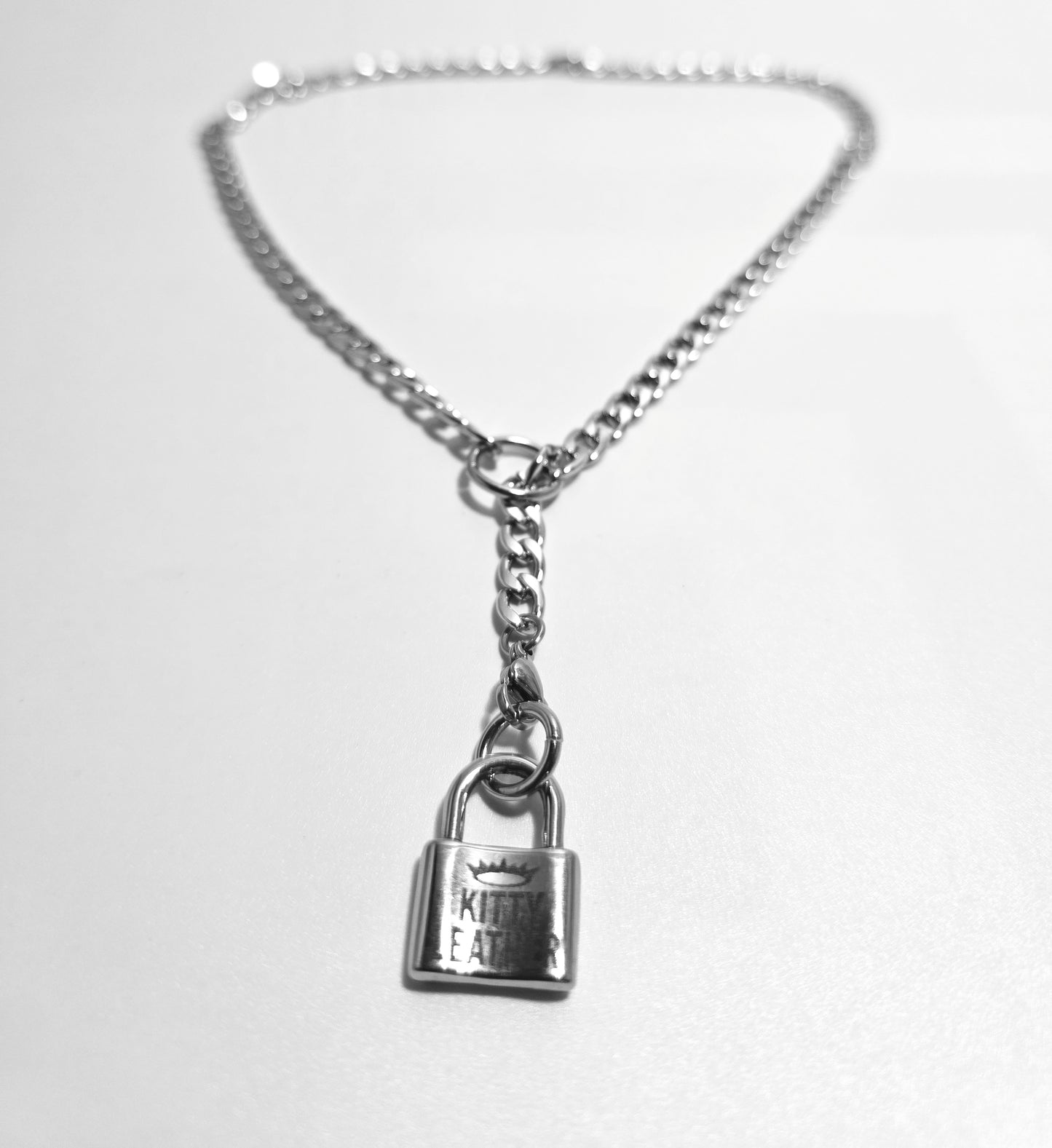 Stainless Steel Lock Necklace