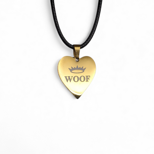Meow & Woof Heart Pendants