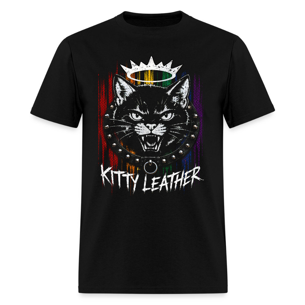 Kitty Leather Pride Shirt | Cat Pride Shirt | Kitty  Leatheer - black