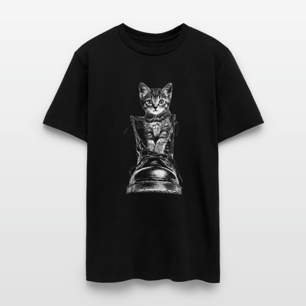 Kitty Leather | Puss In Boots (k) | T-Shirt - black