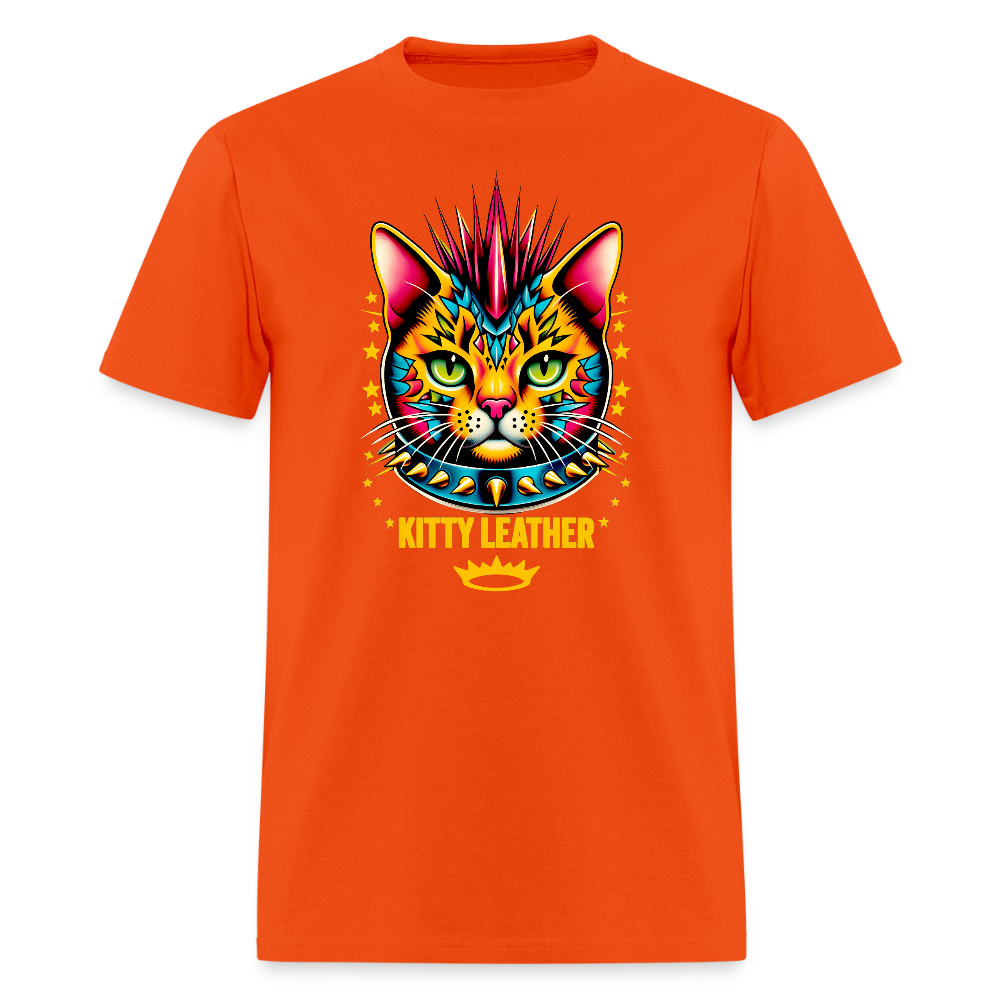 Orange Kitty T-Shirt - orange
