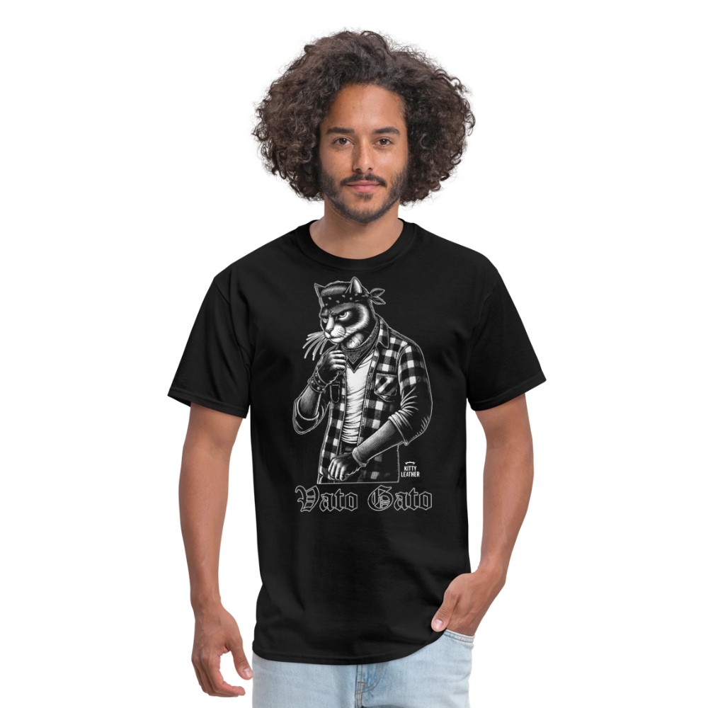Vato Gato  T-Shirt - black