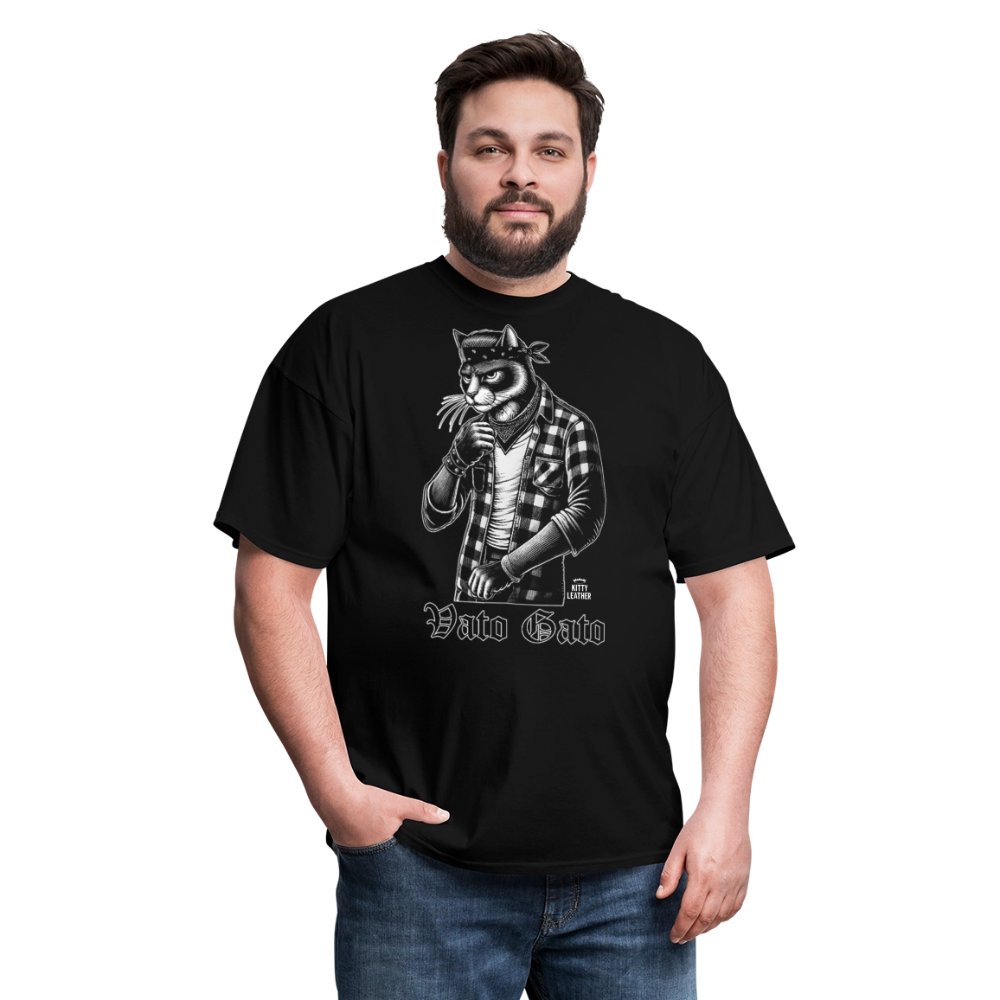 Vato Gato  T-Shirt - black