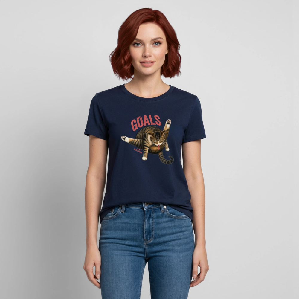 Kitty Leather | Goals | T-Shirt - navy