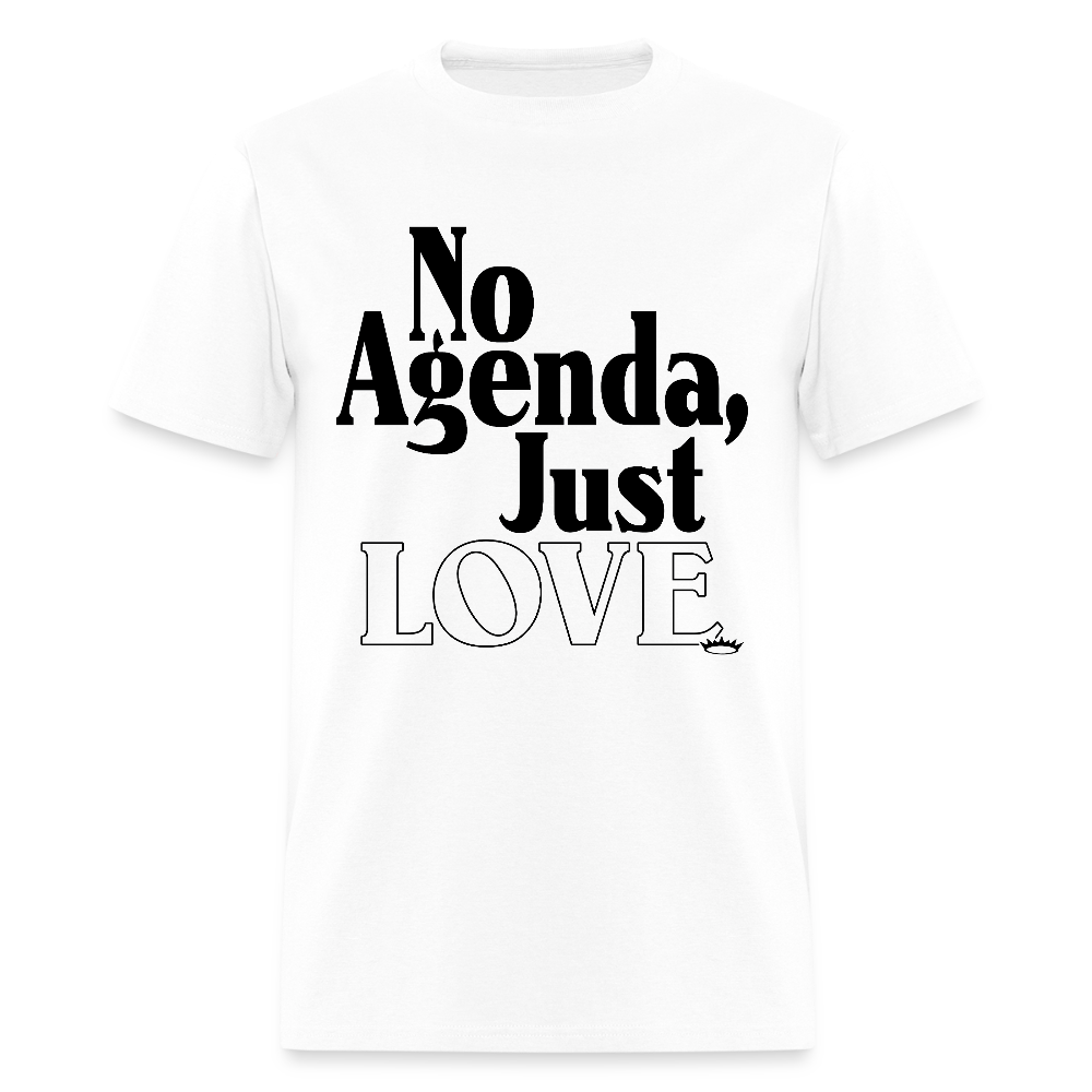 No Agenda Just : Love - white