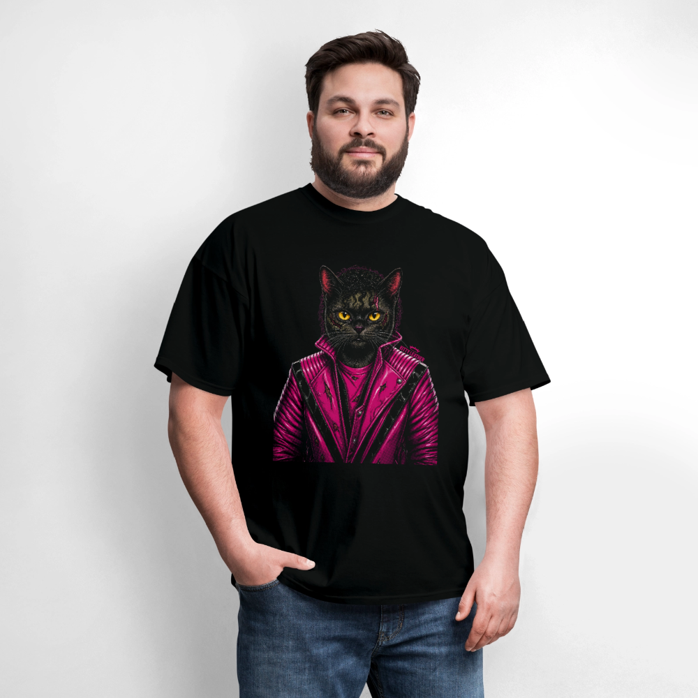 Thriller Kitty T-Shirt | Halloween Shirts | Kitty Leather - black