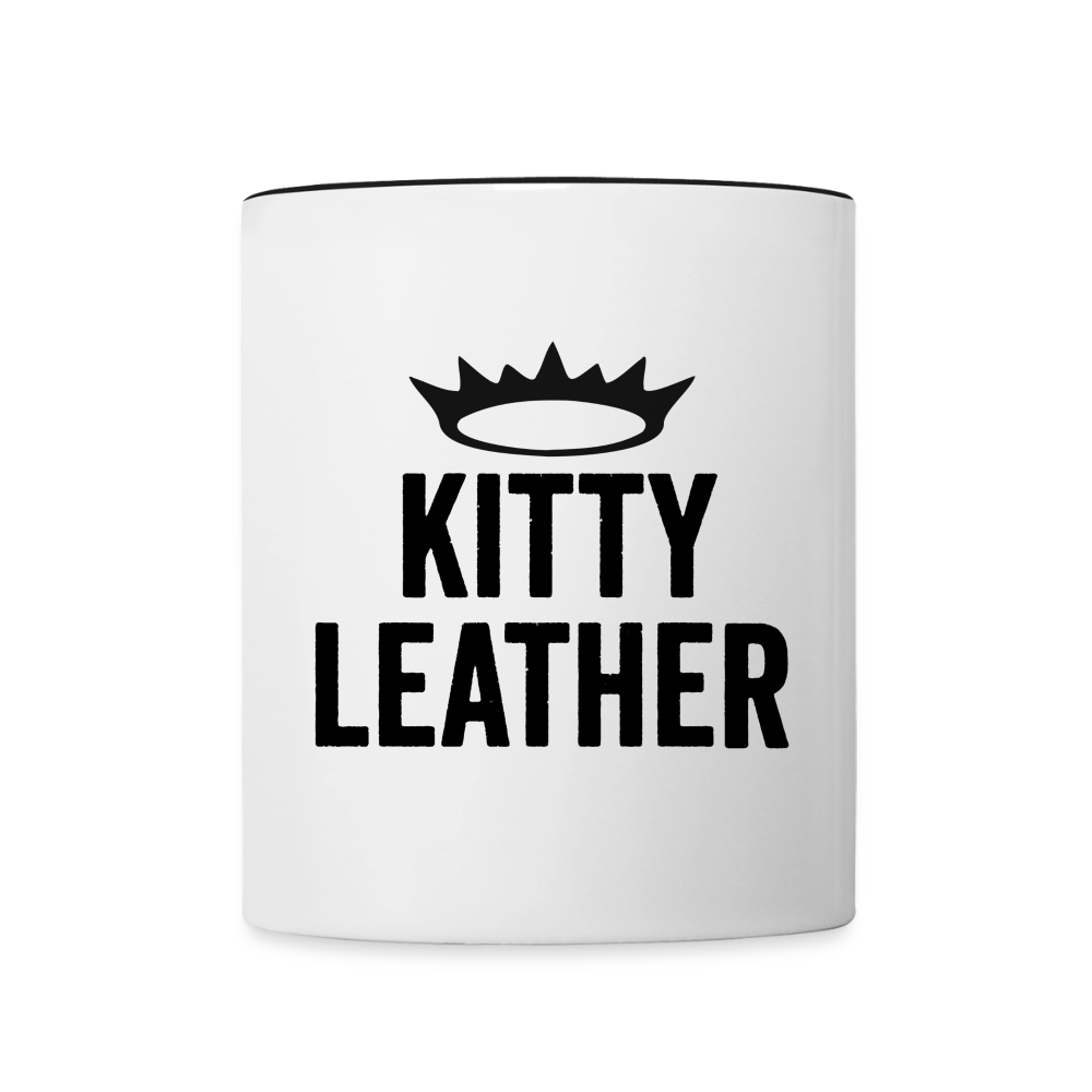 Lucky Kitty Coffee Mug - white/black