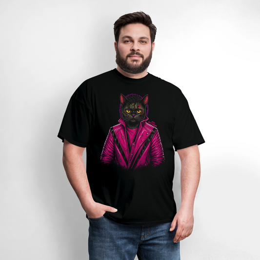 Thriller Kitty T-Shirt | Halloween Shirts | Kitty Leather - black