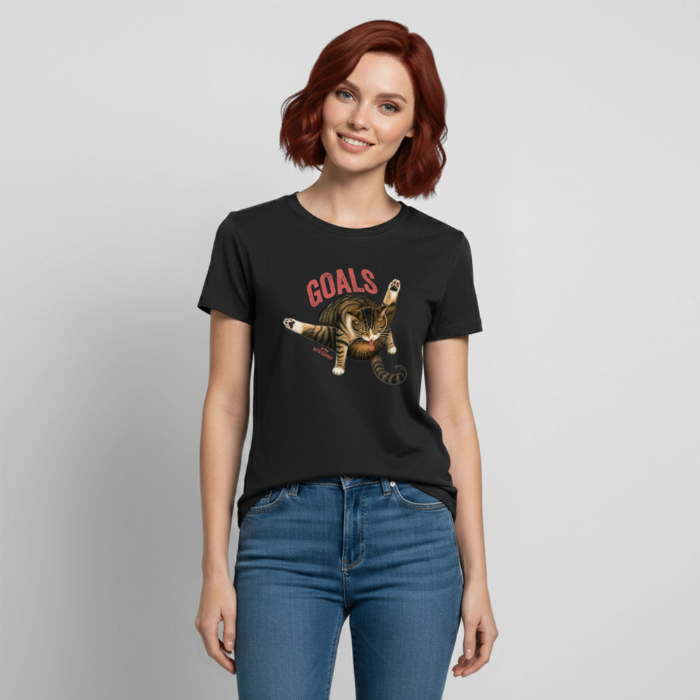Kitty Leather | Goals | T-Shirt - black
