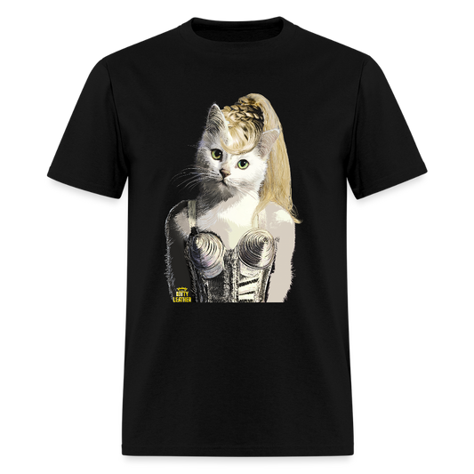 Blonde Kitty T-Shirt - black