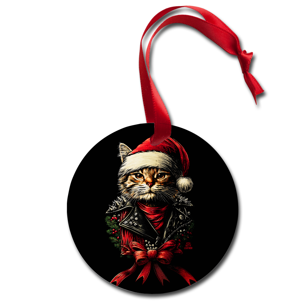 Kitty Holiday Ornament - white