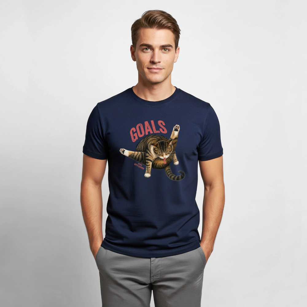 Kitty Leather | Goals | T-Shirt - navy