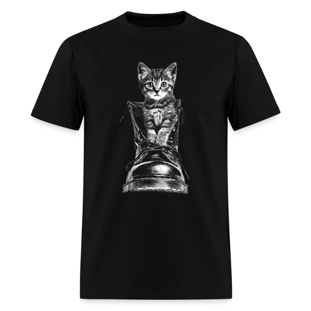 Kitty Leather | Puss In Boots (k) | T-Shirt - black