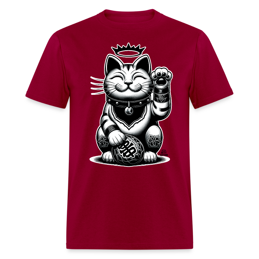 Lucky Neko Classic T-Shirt - dark red