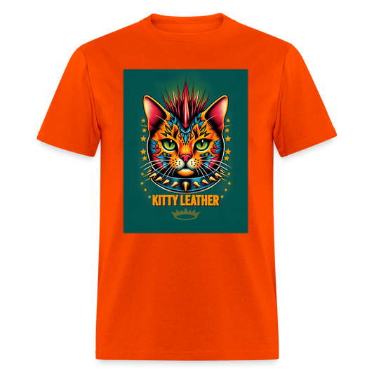 Orange Kitty T-Shirt - orange