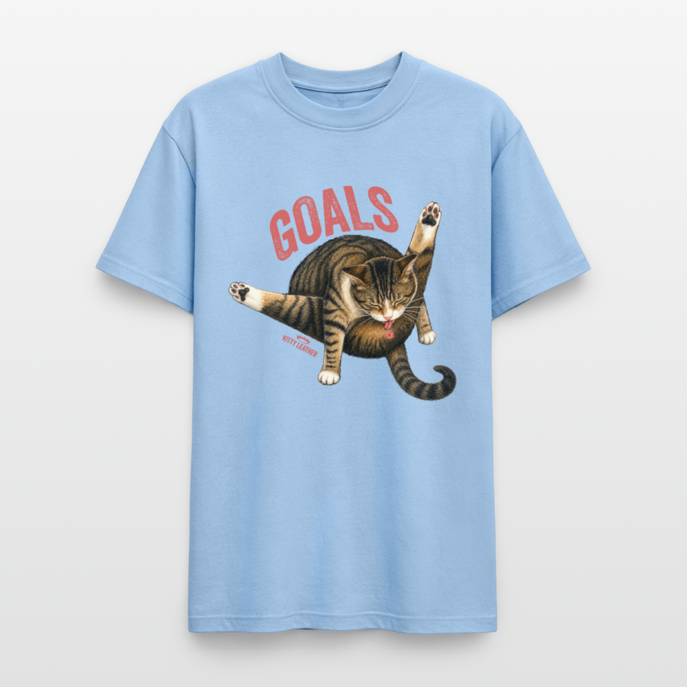Kitty Leather | Goals | T-Shirt - light blue