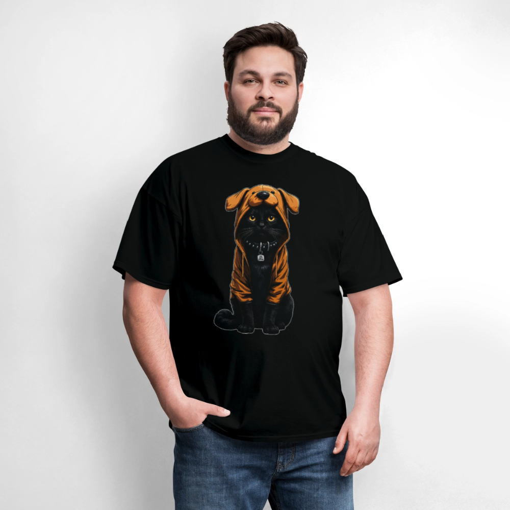 Black Cat in Dog Clothing | Kitty Leather - black