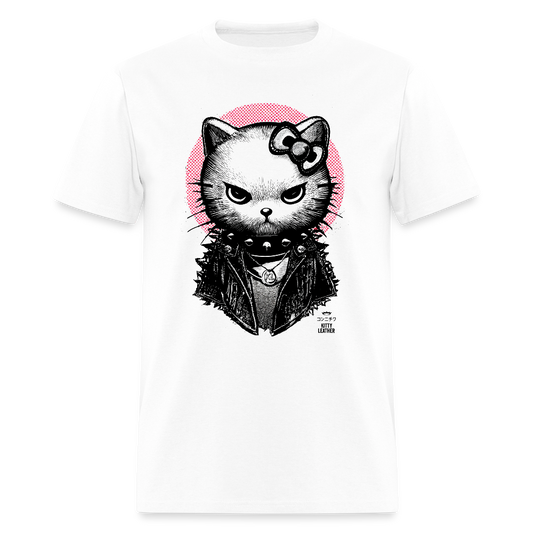 Konnichiwa Kitty T-Shirt - White - white