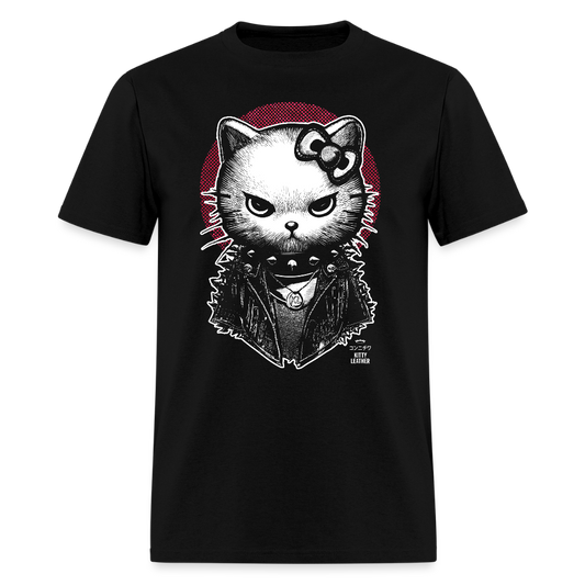 Konnichiwa Kitty Tshirt - black