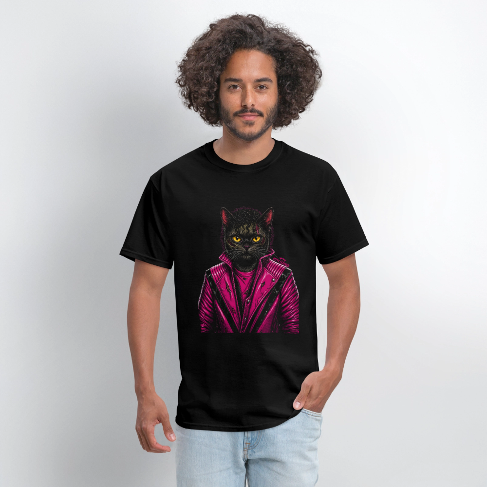 Thriller Kitty T-Shirt | Halloween Shirts | Kitty Leather - black