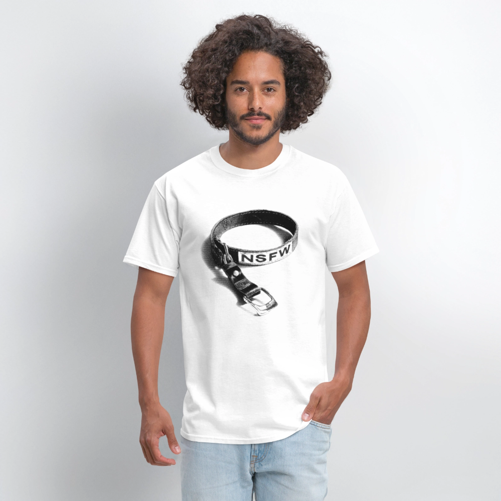 NSFW - Collar T-Shirt (LIMITED) WHT - white