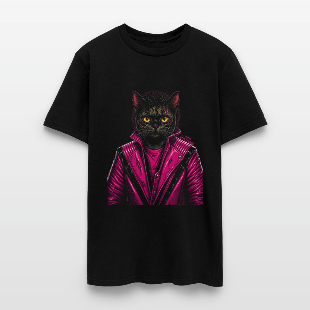 Thriller Kitty T-Shirt | Halloween Shirts | Kitty Leather - black