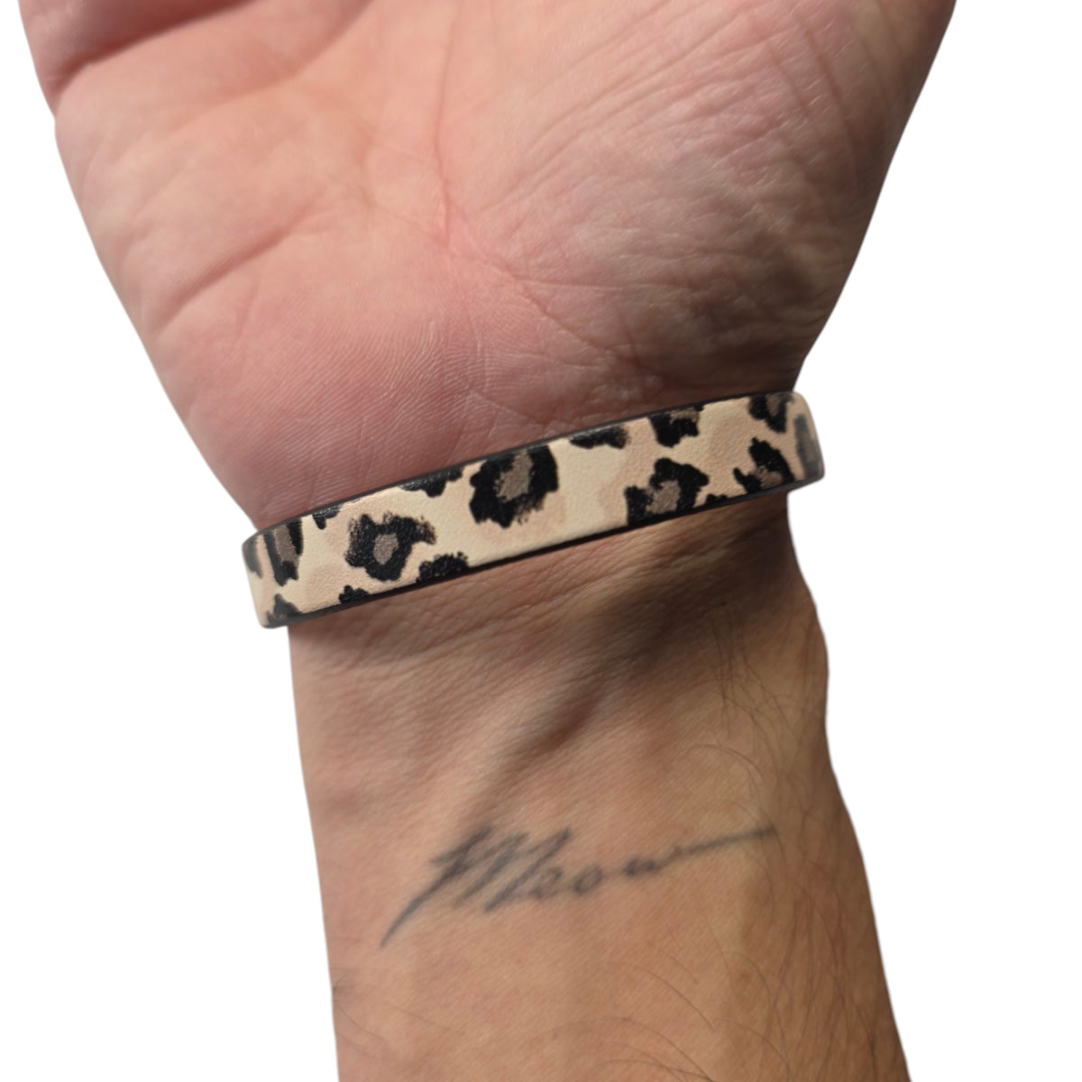 New Snow Leopard | Leather Bracelet | Kitty Leather