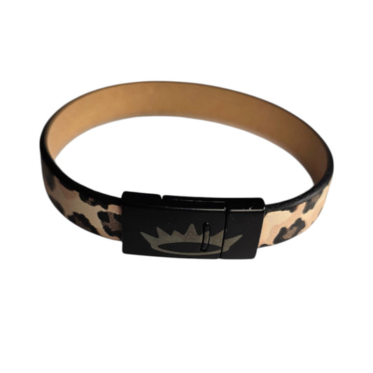New Snow Leopard | Leather Bracelet | Kitty Leather