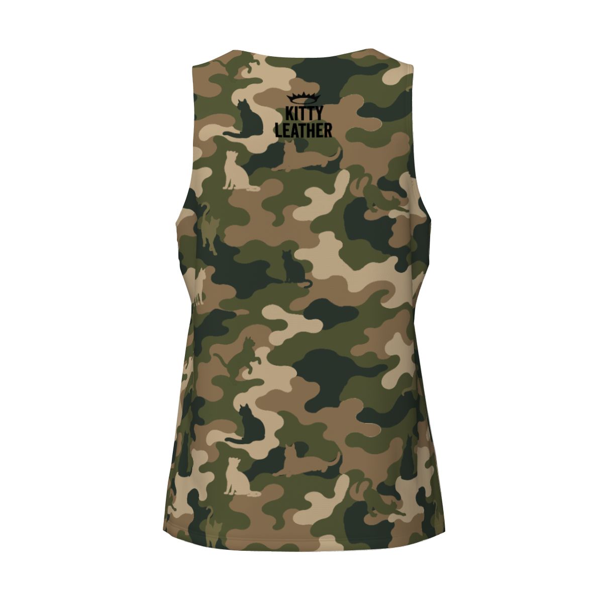 Cat Camo Tank Top |Kitty Leather | Tank Tops