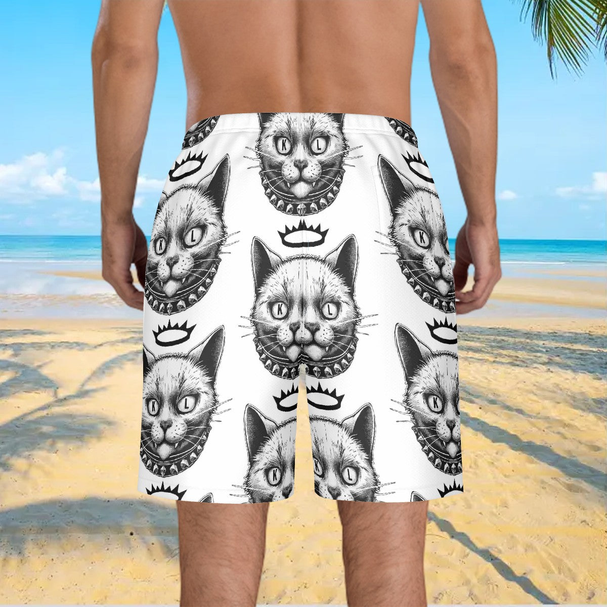Kitty Leather Swim Trunk |Kitty Leather | Swim Wear
